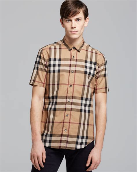 burberry plaid shirt.